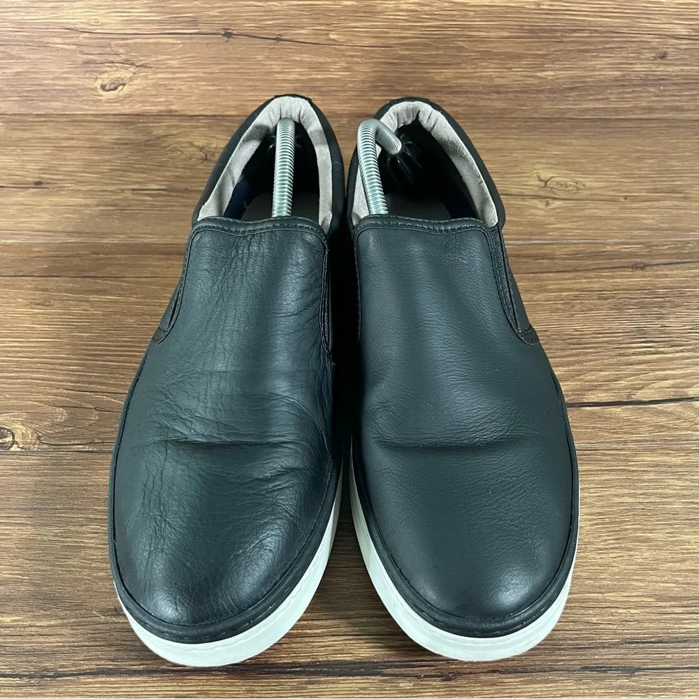 Cole Haan ‘Falmouth’ Black‎ Leather Slip-On Loafers Shoes Men’s Size 11